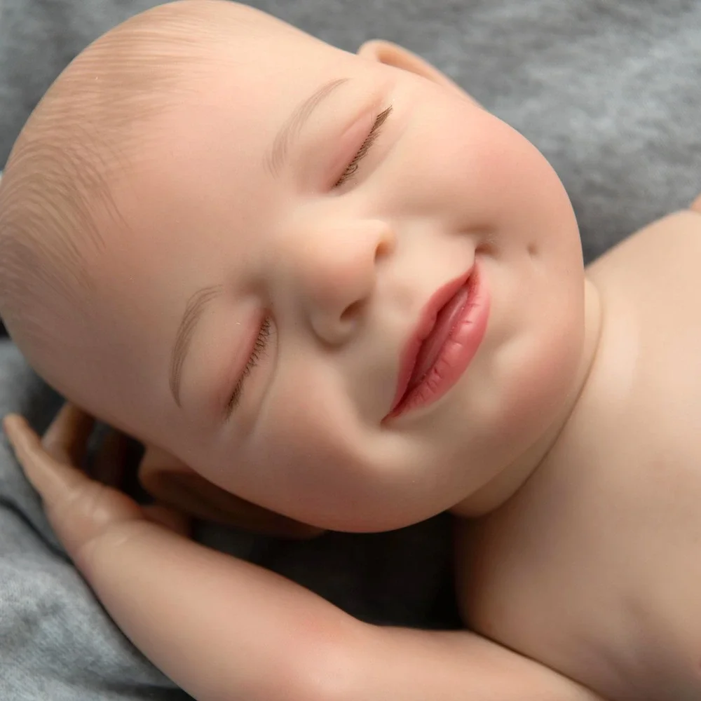 Realistic Sleeping Baby Doll Anatomically Correct Vinyl LifeLike Newborn Girl